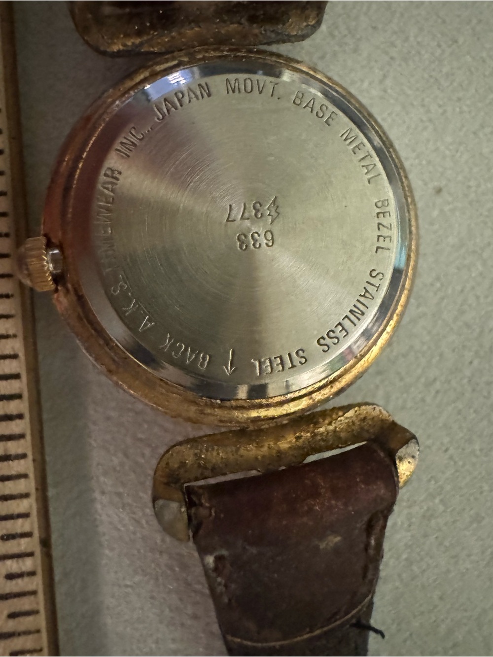 Women’s Brown Leather Watch with Decorative Dial Accents - Picture 3 of 16